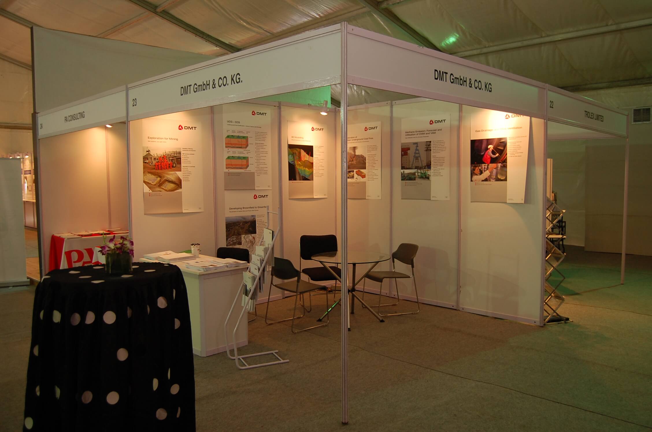 Project Network expo booth at a GMI event, 2009. <br><span class='small text-muted'>(2009)</span>